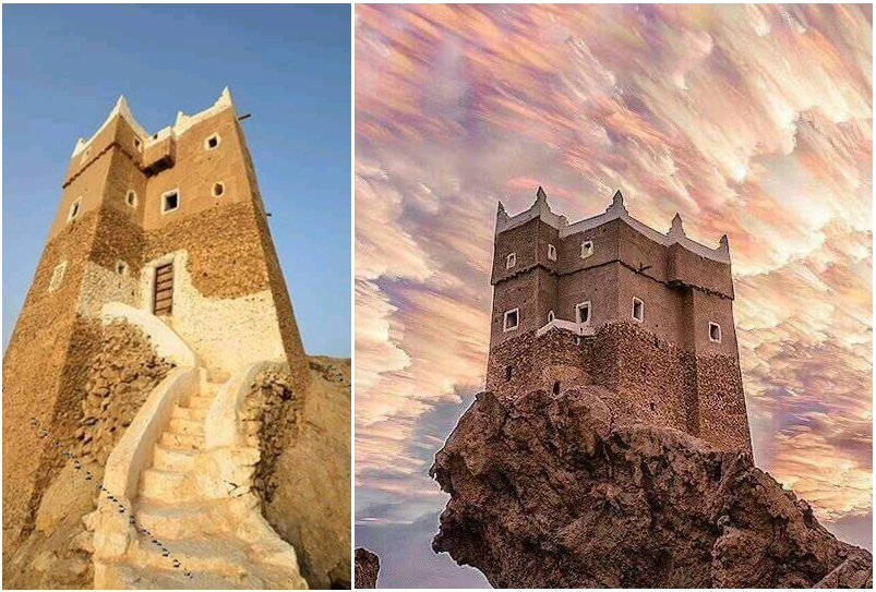 قصر الغويزي أحد القصور القديمة بمدينة المكلا عاصمة محافظة حضرموت باليمن