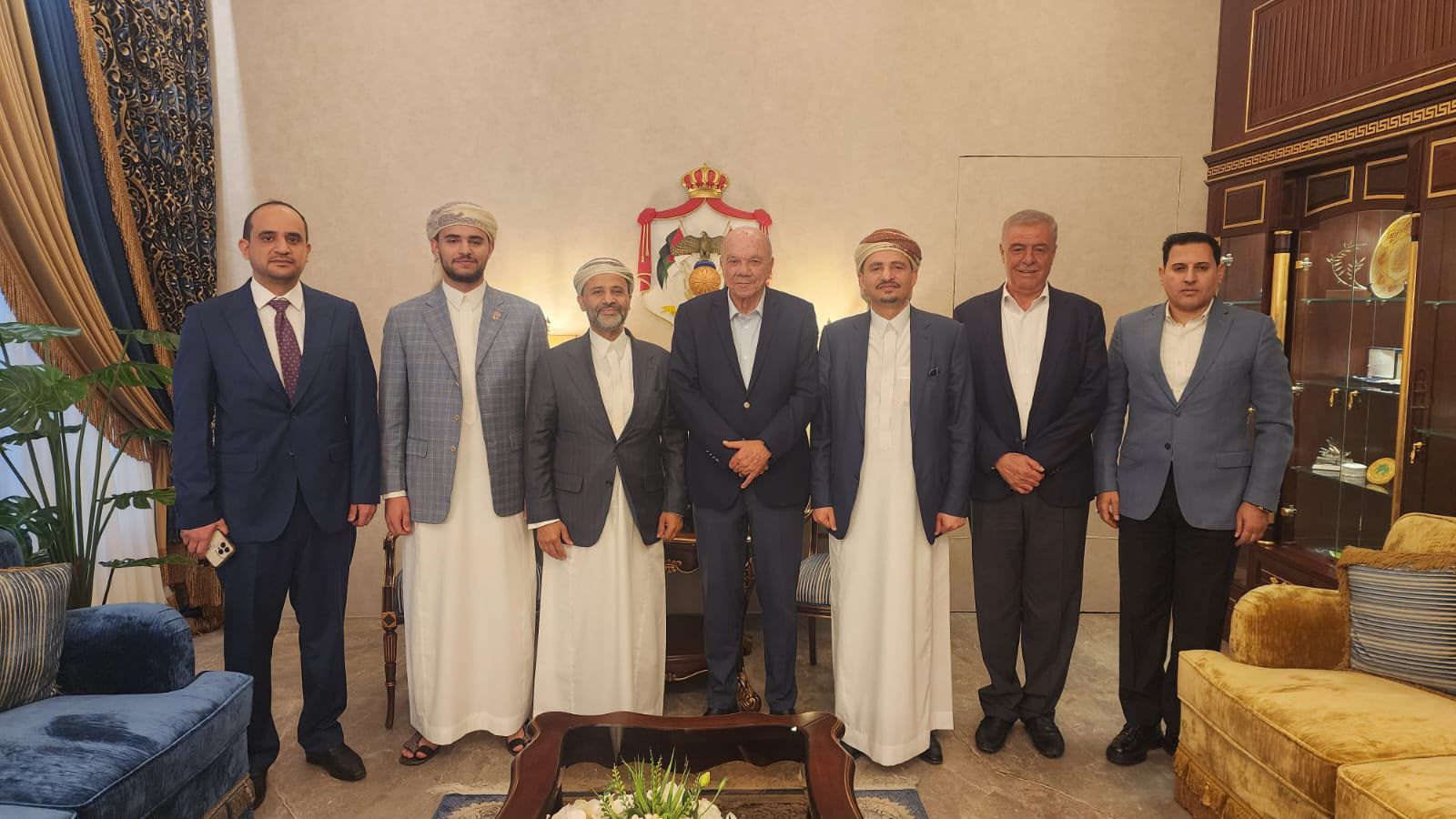 رئيس الرابطة يلتقي رئيسي مجلسي الأعيان والنواب ورئيس لجنة فلسطين النيابية في الأردن.