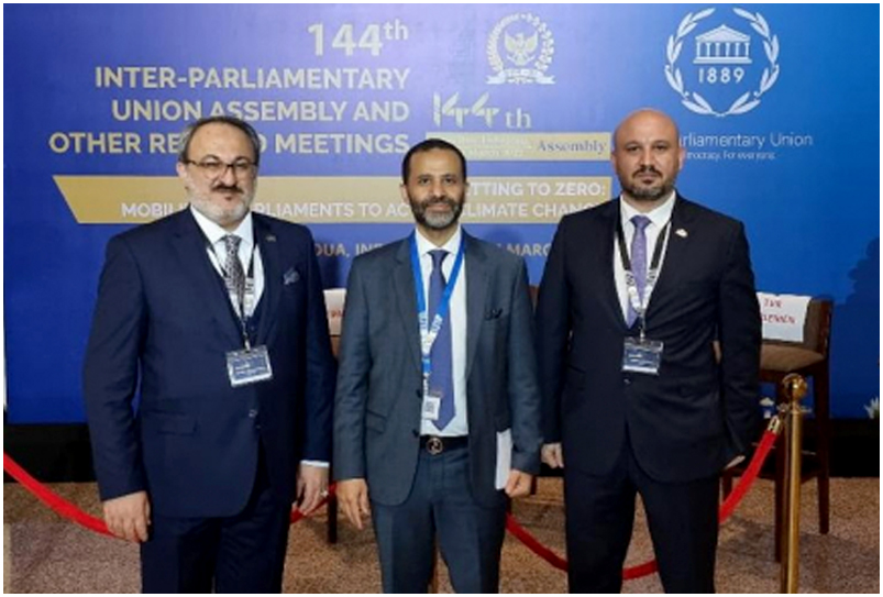 إنطلاق أعمال المؤتمر ال144 للاتحاد البرلماني الدولي بمشاركة الشيخ حميد الأحمر