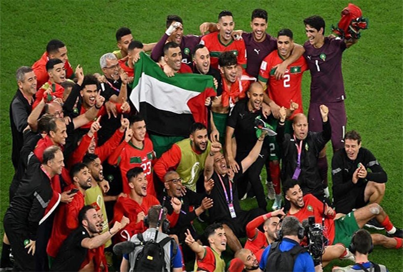 الشيخ حميد يهنئ منتخب المغرب 