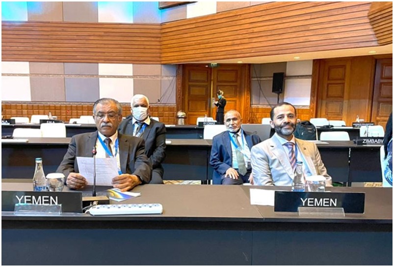 مشاركة الشيخ حميد الأحمر في اجتماعات الجمعية العامة للاتحاد البرلماني الدولي